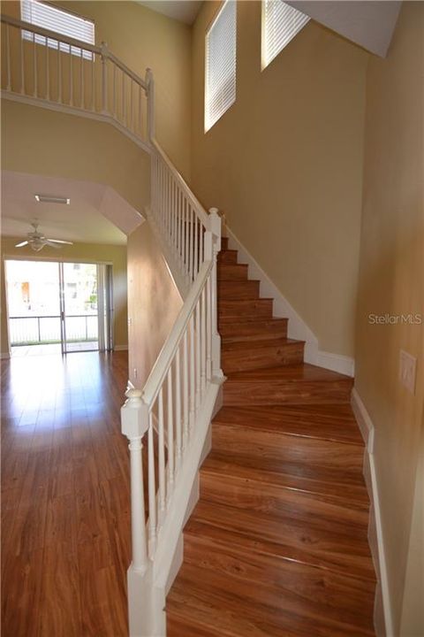WOOD LAMINATE stairs for E-Z maintenance