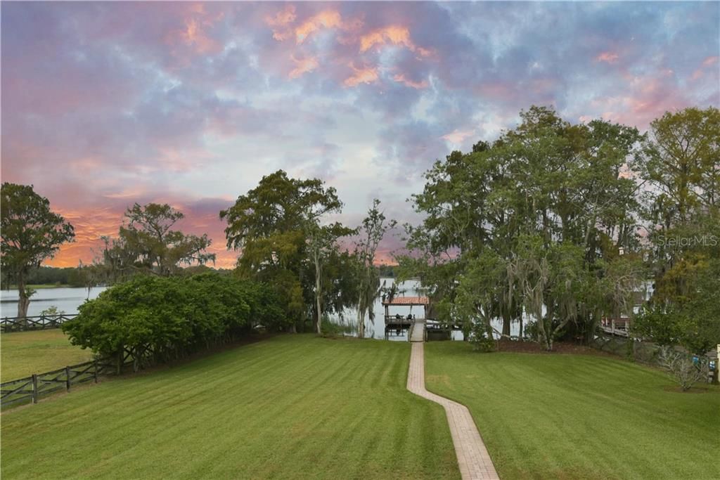 Enjoy beautiful Florida evenings from your second story terrace.