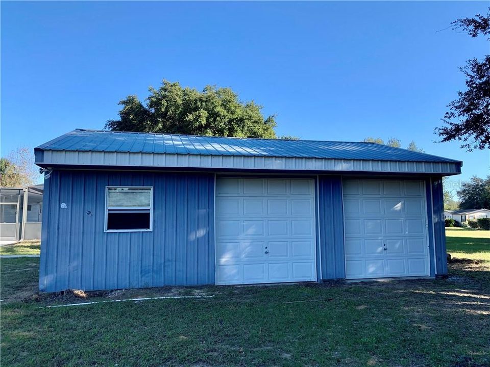 Detached Oversized 2 Car Garage