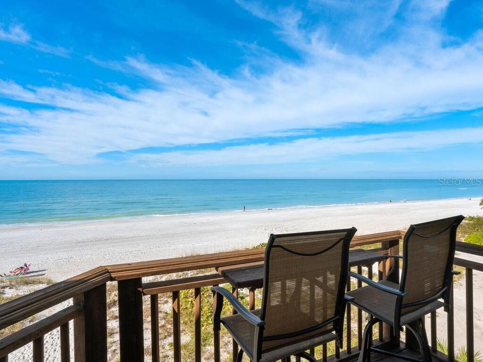 The view from this apartments private deck