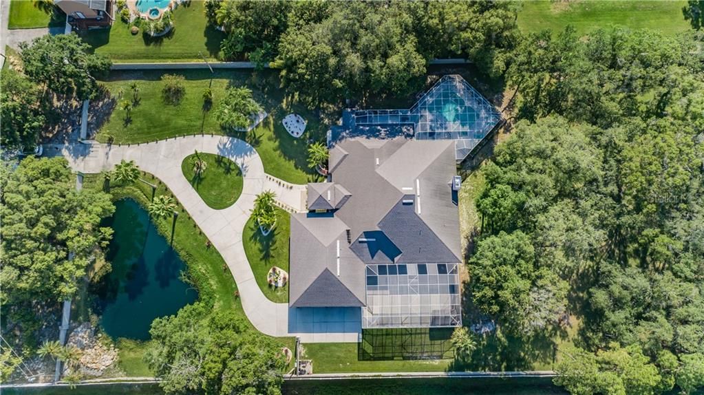 AERIAL VIEW OF THIS STUNNING PROPERTY