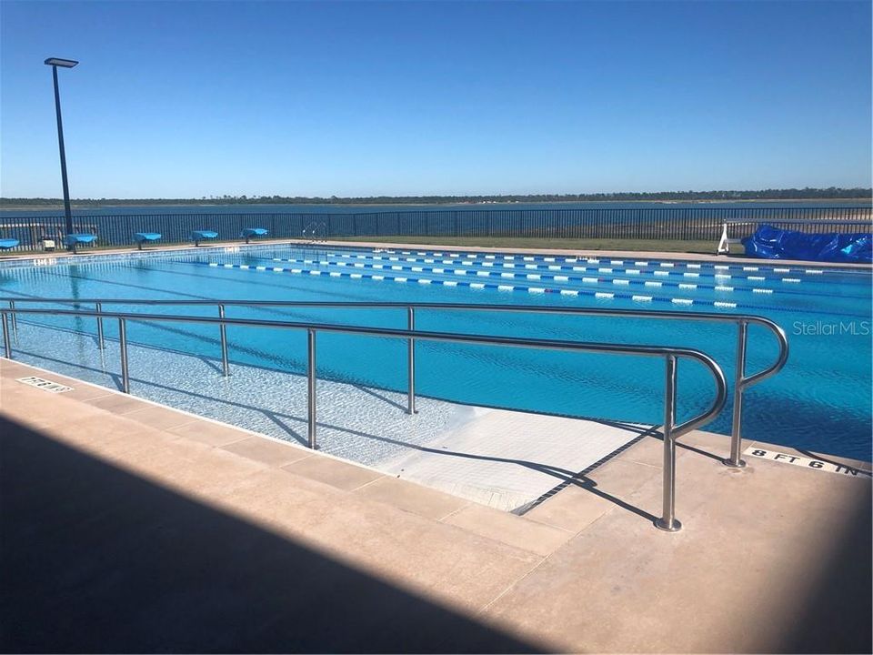 Health Center lap pool.