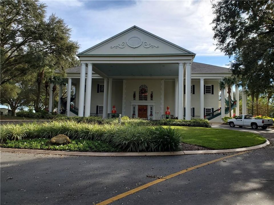 Front of The Manor activities center