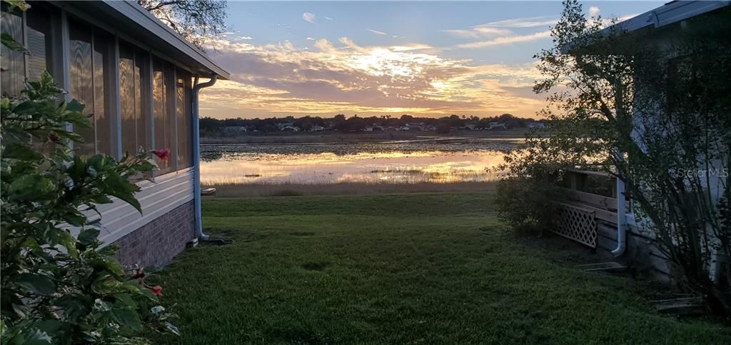 Right side of house.  Awesome water view sunsets to enjoy