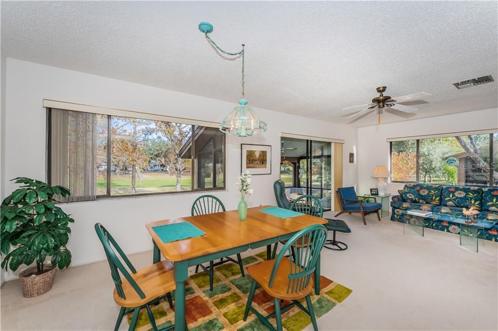 Dining Area with Golf Course View