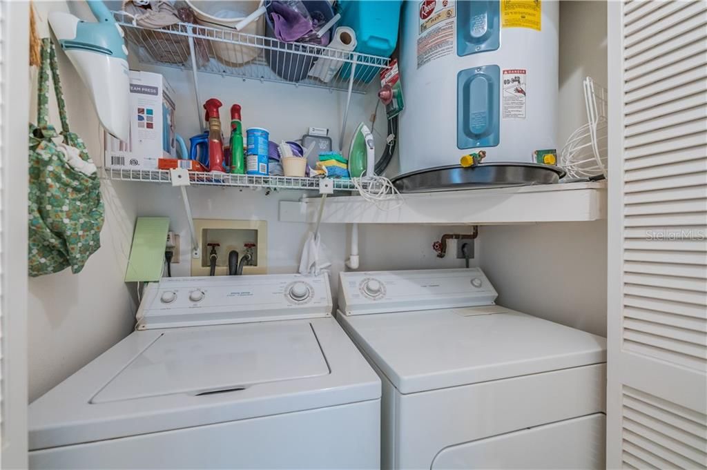 Indoor Laundry Closet