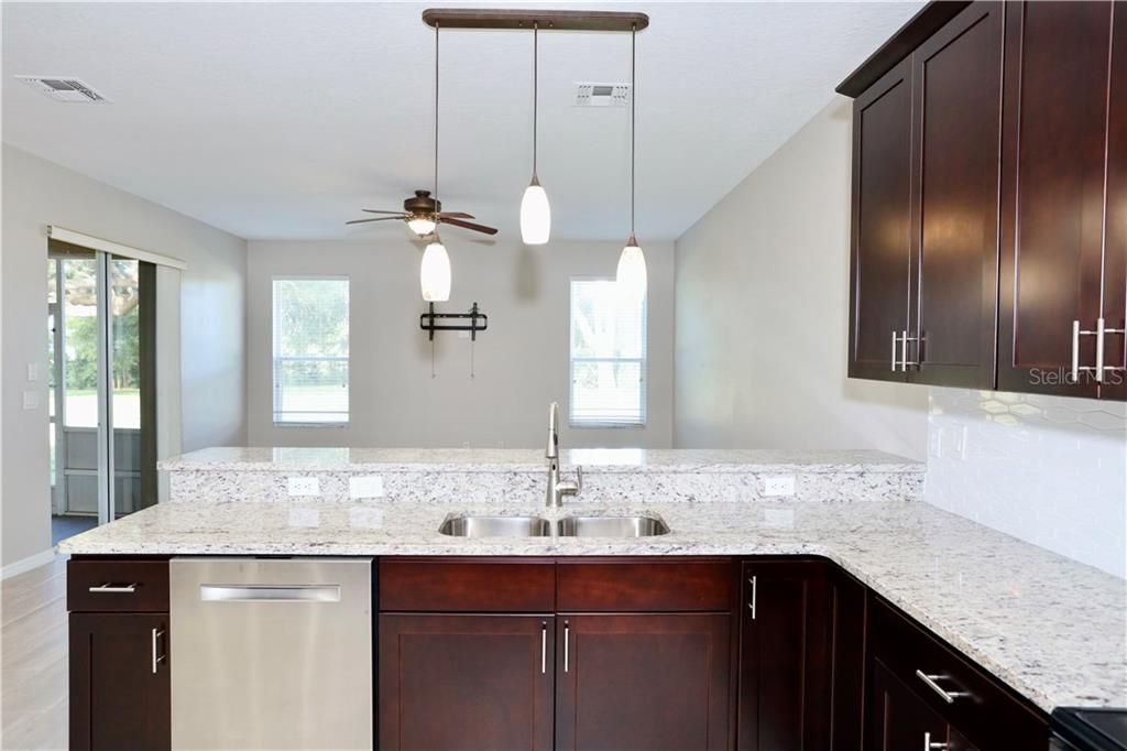 Kitchen Overlooking Family Room