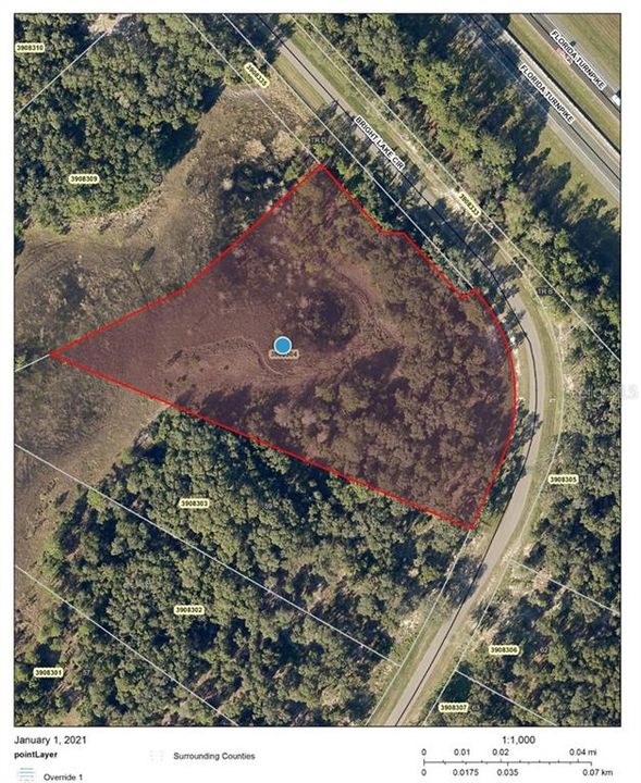 Recently Sold: $47,500 (3.61 acres)