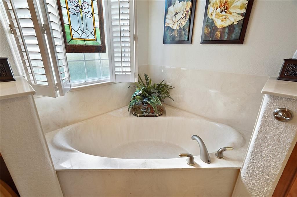 Relax in the Soaking Tub