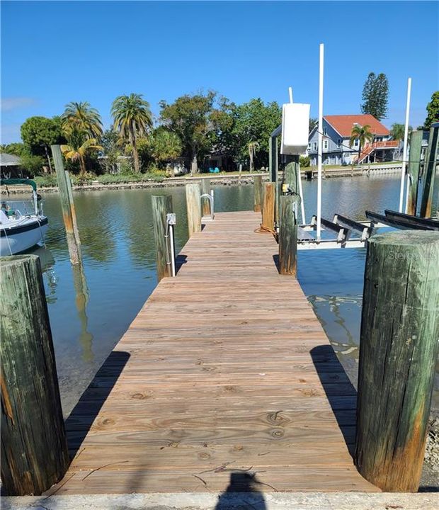 New Dock to Boat, Fish or Swim From w/Water & Electric & Parking