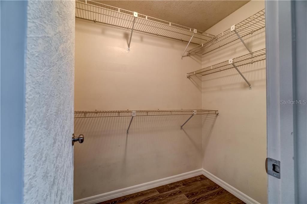 Front bedroom walk in closet