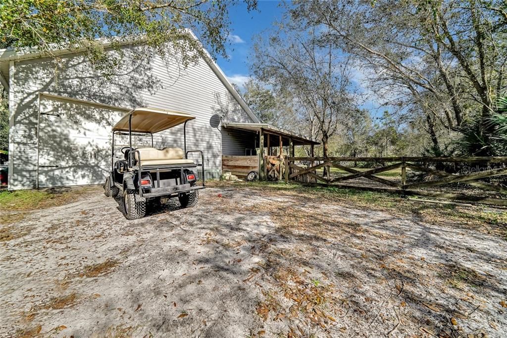 4 overhead doors, 1 - 10', 2 - 8' and 1 RV door at 14'