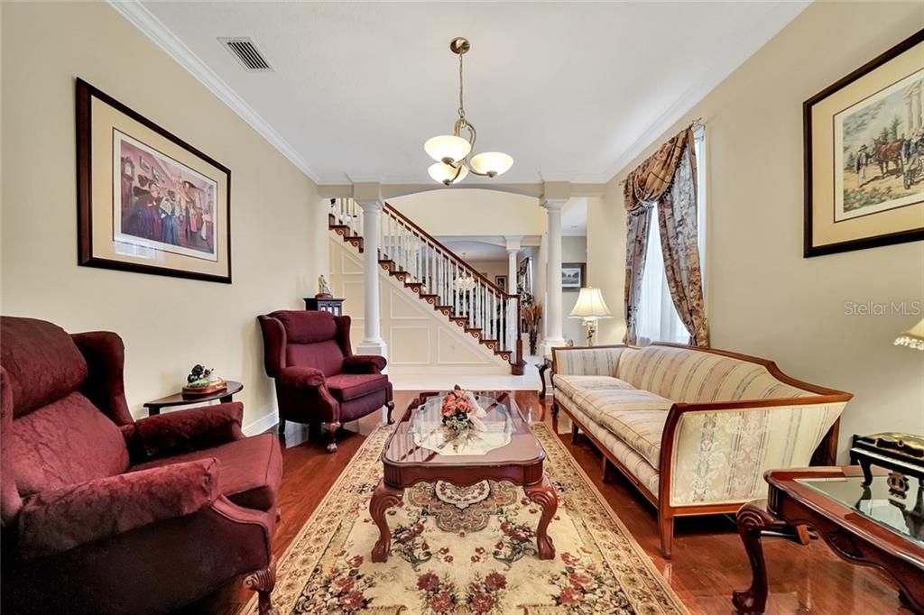 Formal Living Room looking back towards the Foyer