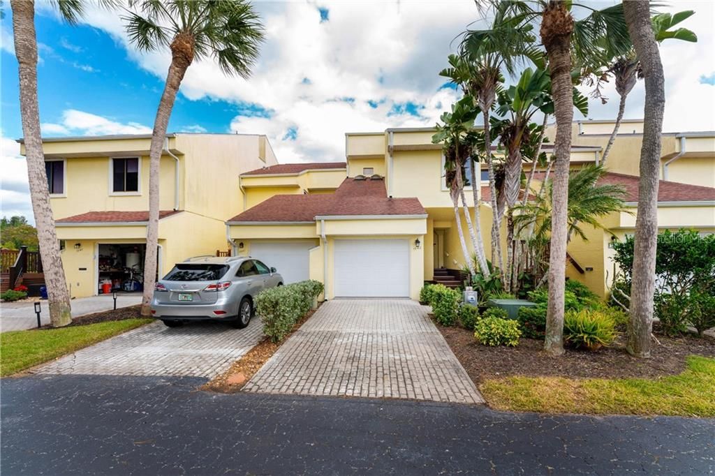 This townhome has a detached 1-car garage with plenty of storage area, and a wet sink