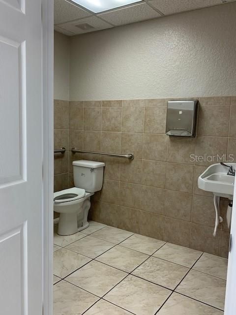 Bathroom in waiting area