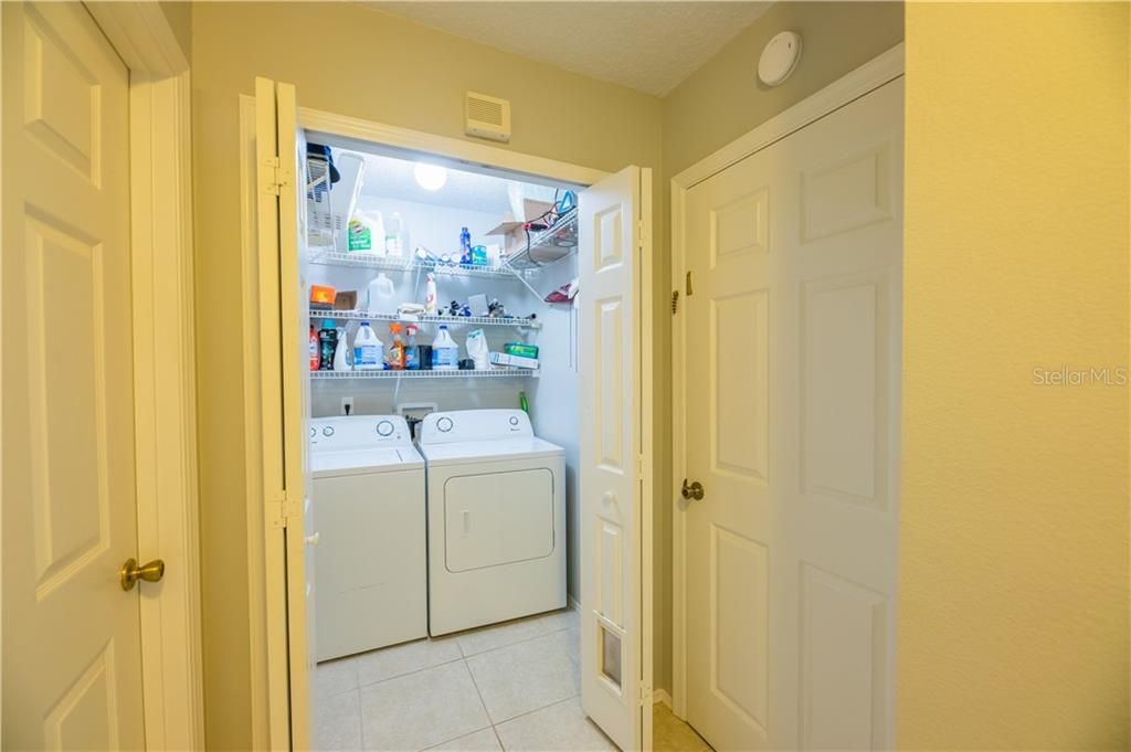 Laundry room located as you walk in from the garage