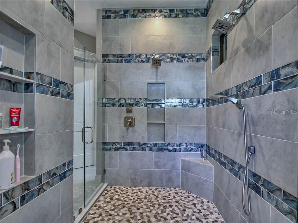MASTER BATHROOM - HIS AND HERS SEPARATE ENTRANCE, UNBELIEVABLE SHOWER -