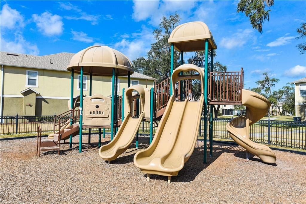 Community Playground located just outside of condo doorsteps