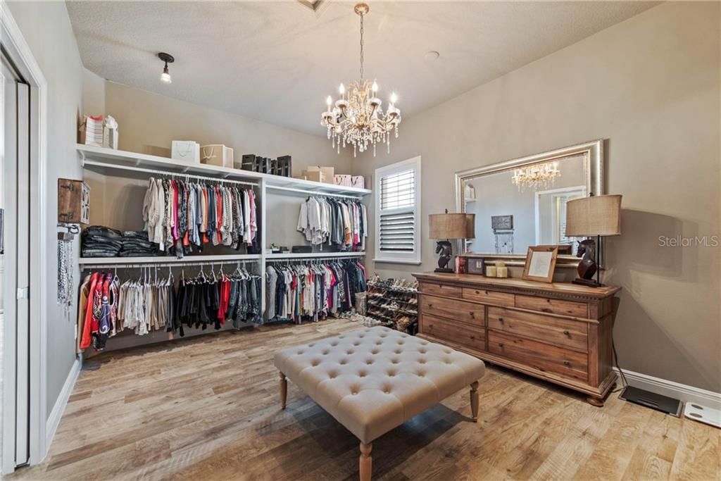 Master closet fit for a queen!