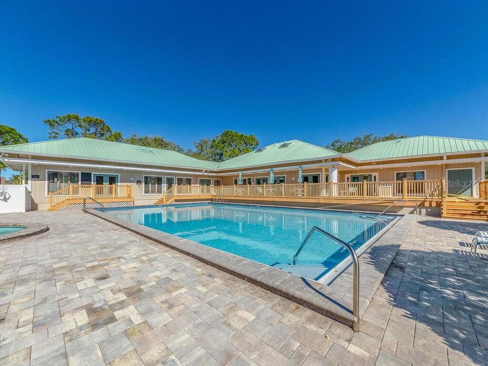 COMMUNITY CLUBHOUSE W/HEATED POOL AND SPA