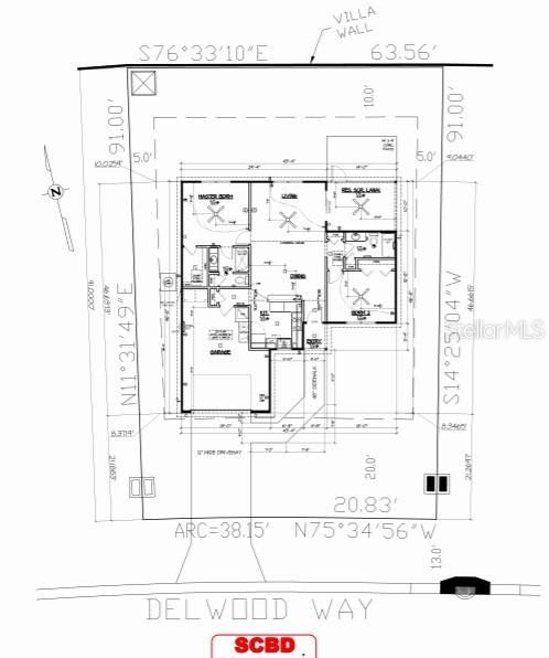 Site Plan for 1781 Delwood Way - Retrieved from Sumter County Building Department Public Record on 2/5/2021