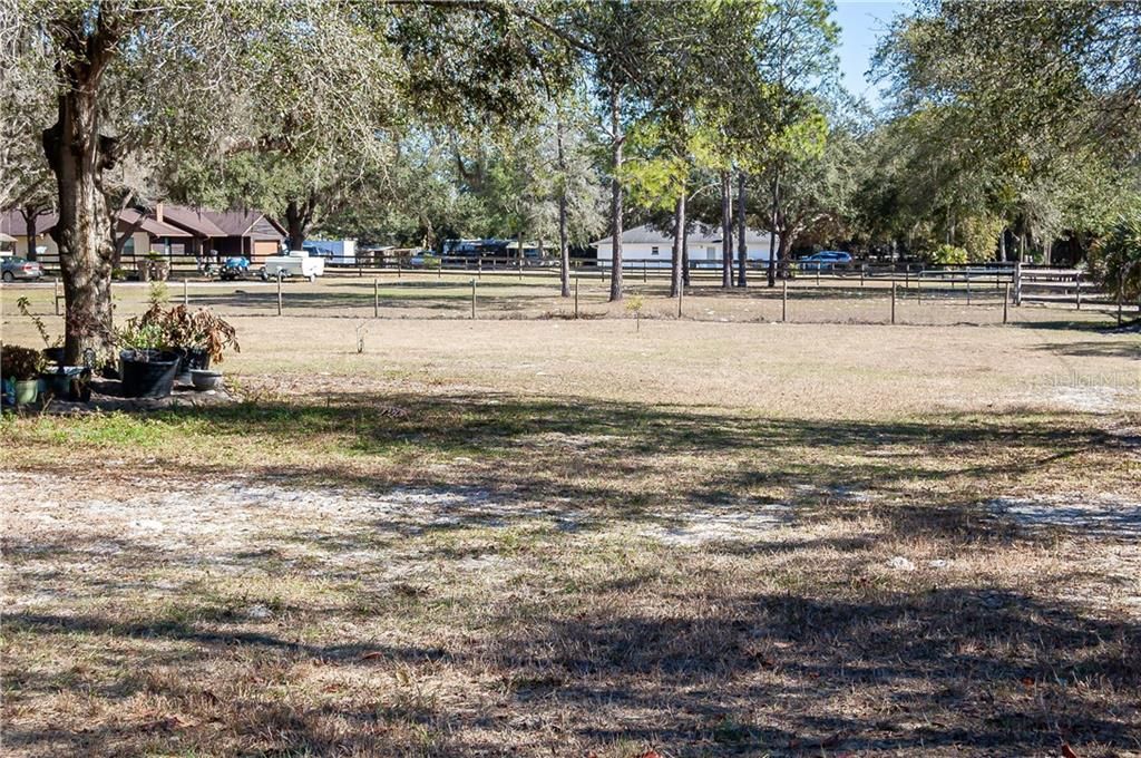 Large Fenced Lot, 0.98 Acres.