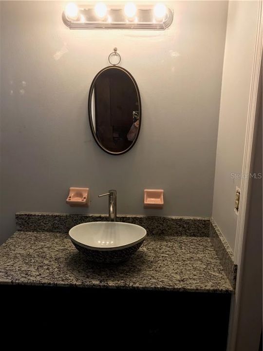 New sink, countertops in primary bathroom.