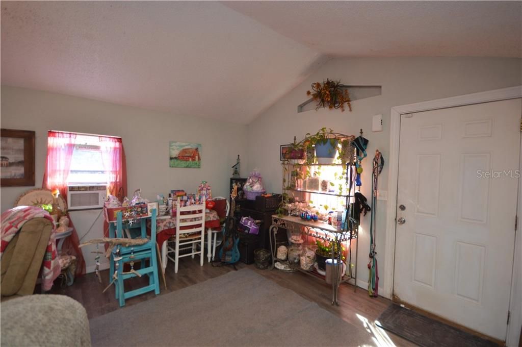 Front door with Dinning room to the right