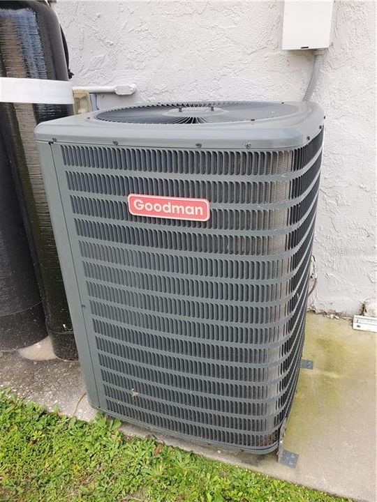 Recently replaced air conditioner.