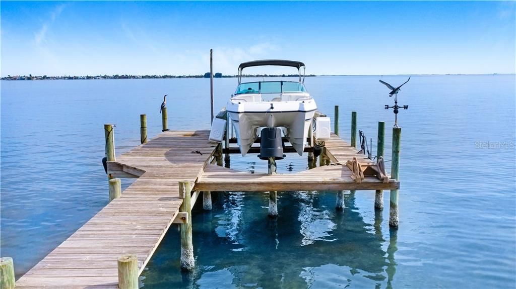 Dock with Boat Lift