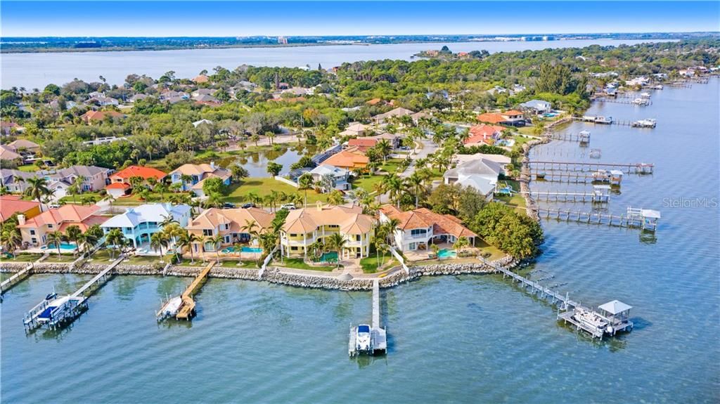 Newfound Harbor Dr is a Pennisula Surrounded by the Banana River