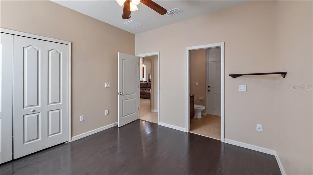 Bedroom 3 with Ensuite Bathroom which doubles as Pool Bath.