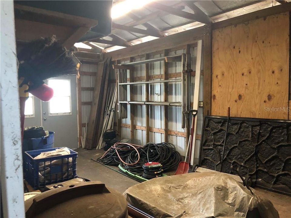 Storage in barn