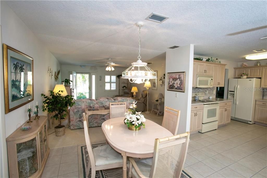 Dining Area, Kitchen and Living Room