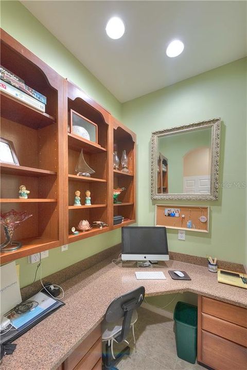 Office nook with built-ins...