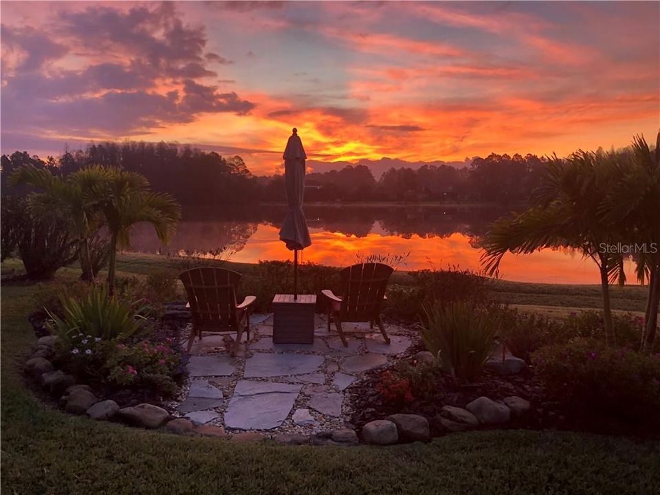 Stunning Backyard Sunsets