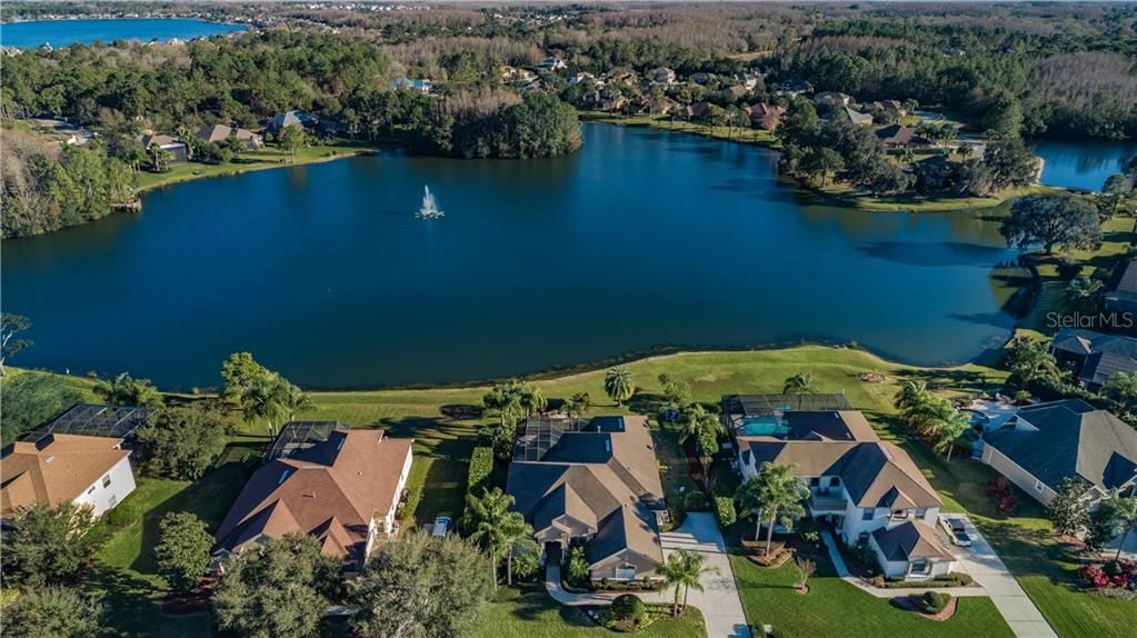 Aerial of the Community from 1708 Lake Polo Drive
