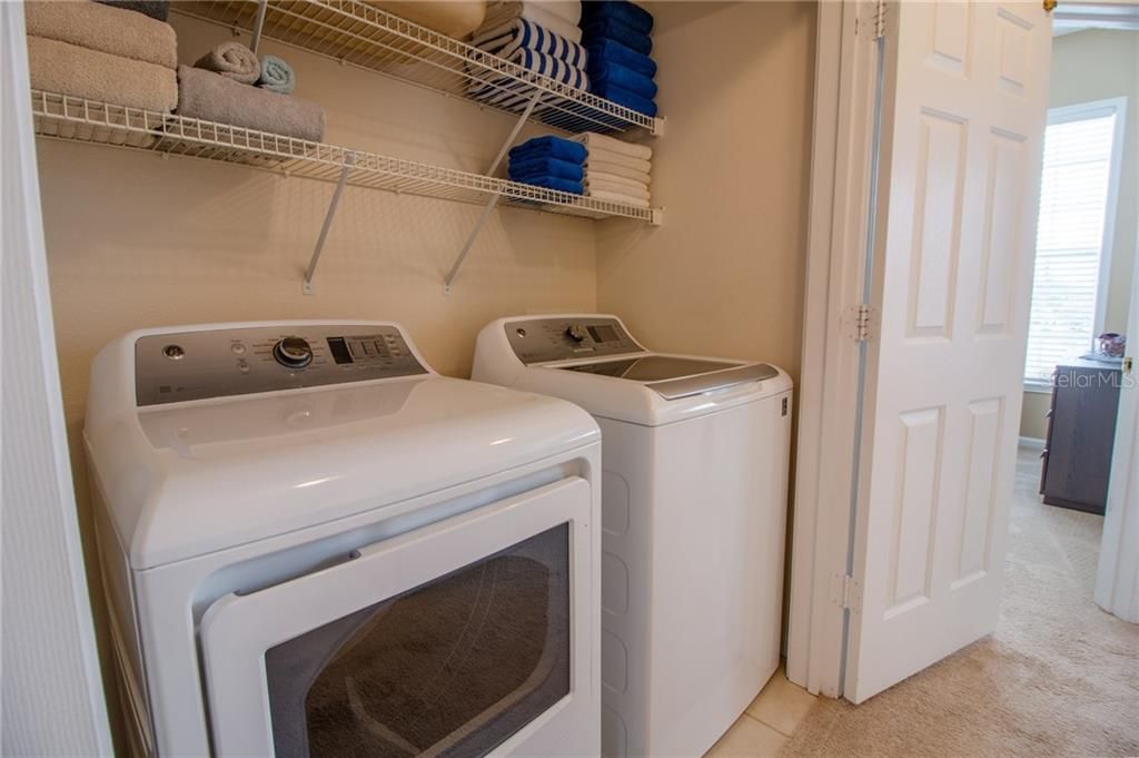 Laundry on third floor by bedrooms