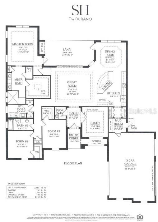 Sample Burano Floor Plan