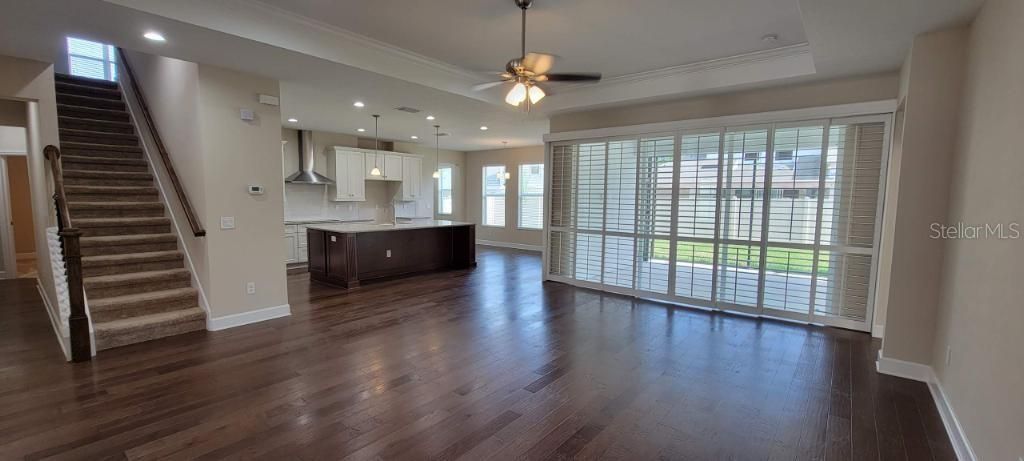 Great Room open to Kitchen and Back Lanai!