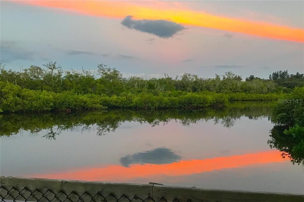 Sunset at Emerson Point Preserve.