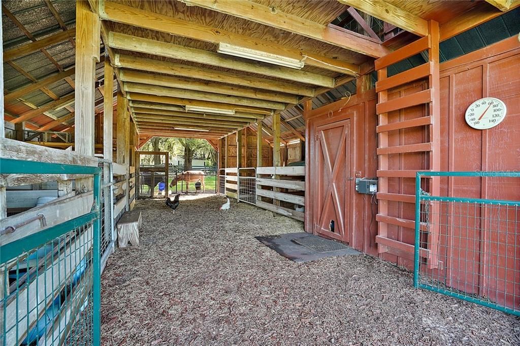 6-Stall Barn with Hay Loft