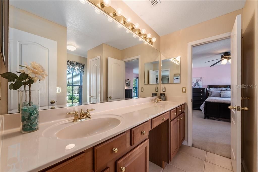 Jack and Jill Bathroom shared by Third & Fourth Bedrooms.