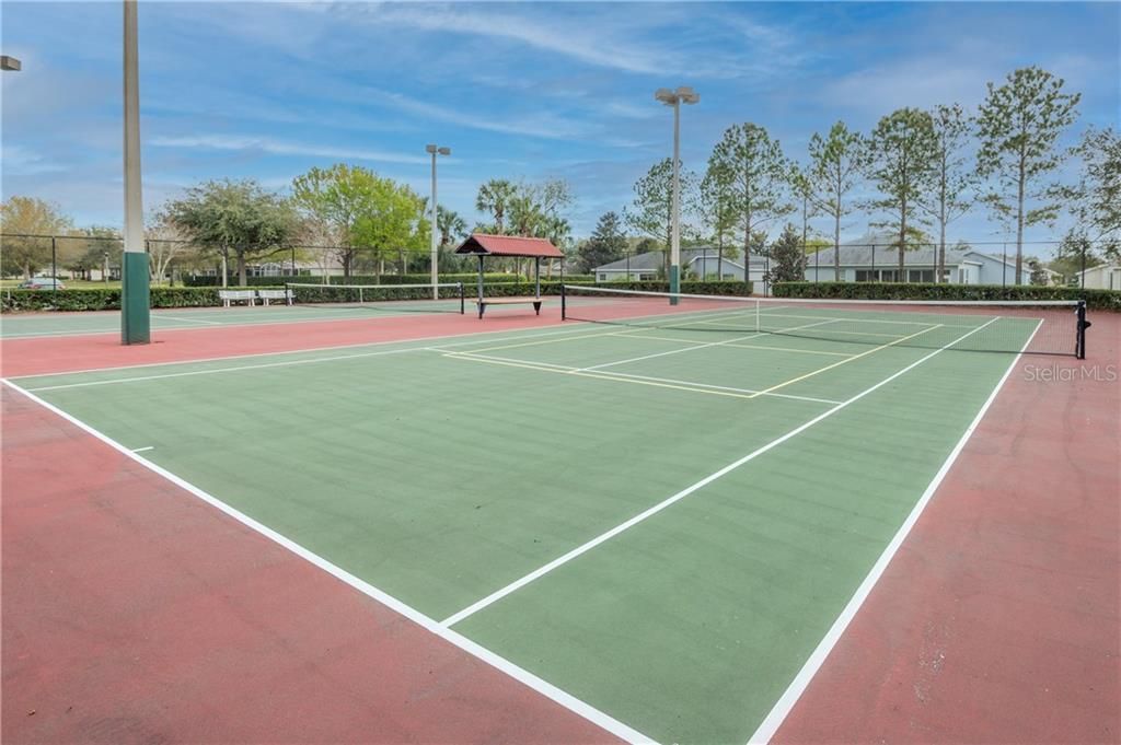 The recreation area also has two tennis courts and two pickleball courts.