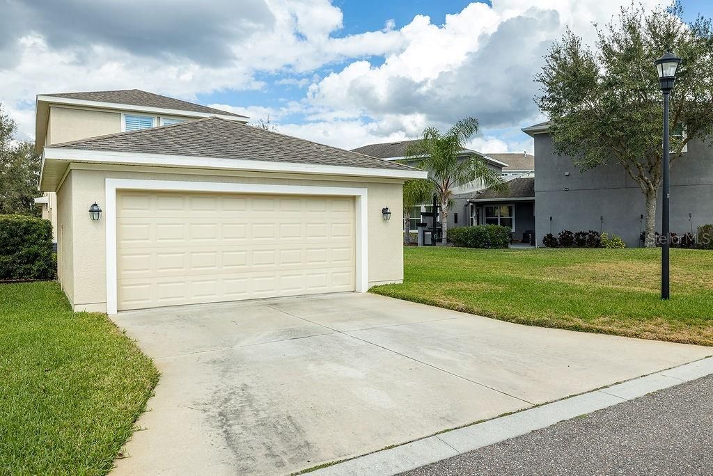 Rear alley-access garage.