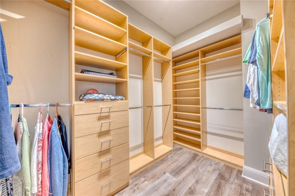 Master Closet 1 (2 closets, one walk in, the other is a hallway closet)