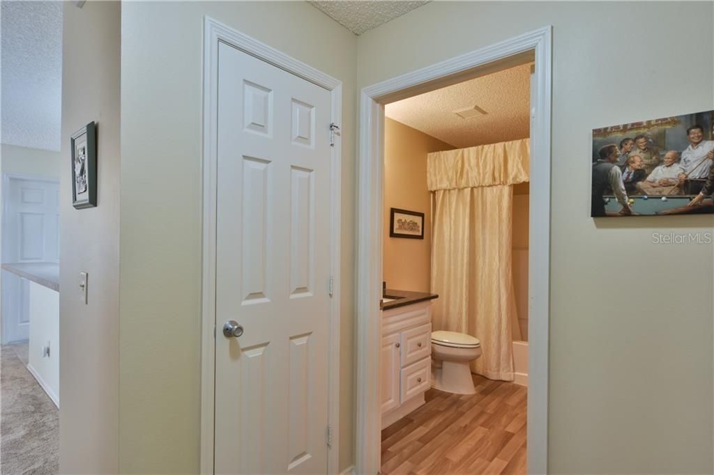 Hall Linen Closet & Guest Bathroom