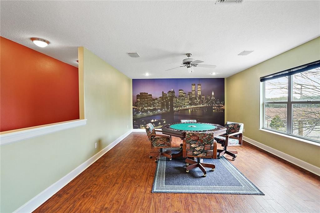 Bonus Room with Laminate Flooring