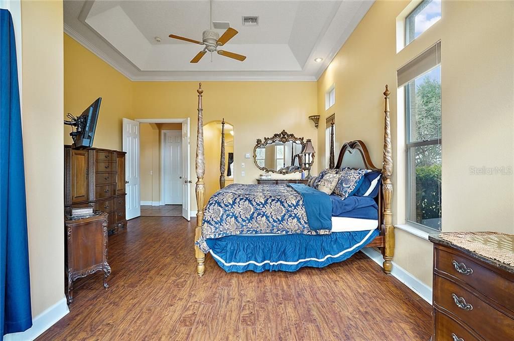 Master Bedroom with Laminate Flooring