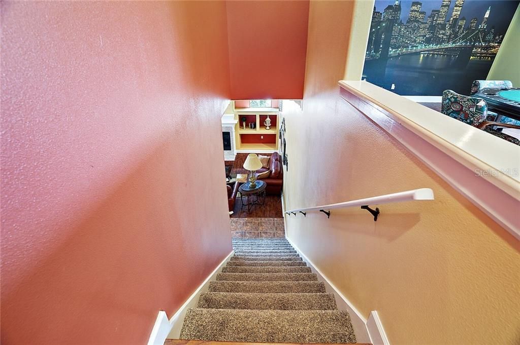 Stairs Leading to the Upstairs Bonus Room